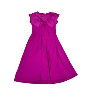 Patagonia Kamala Twist Front Midi Dress Magenta Pink Women Medium